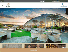 Tablet Screenshot of kilahotels.com